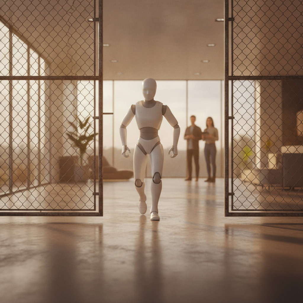 Robots Have Always Stayed Behind a Fence. This Month, One Quietly Walks Into the Room