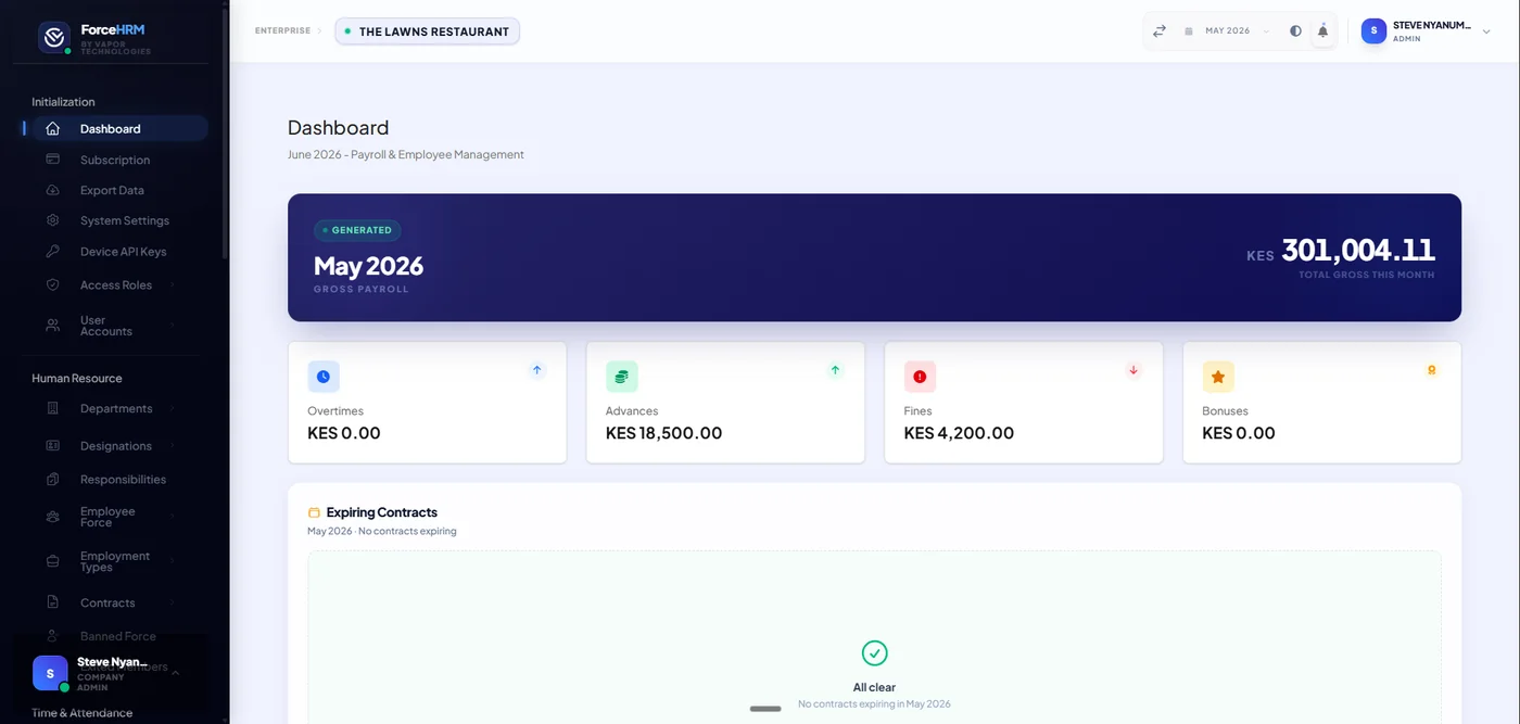 Force HRM - Managed Payroll & HR Platform